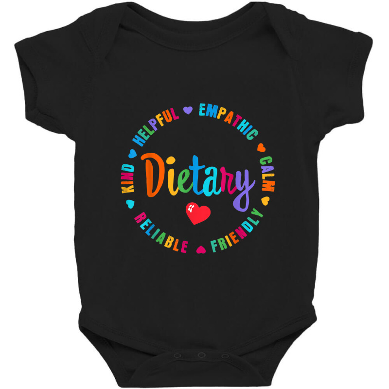 Dietary Appreciation Week Healthcare Workers Women Dietitian Baby Bodysuit by RandiCrystalGraber | Artistshot