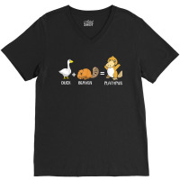 Powers Combined Platypus V-neck Tee | Artistshot