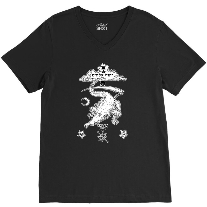 Saturn Talisman, Saturn, Talisman, Saturn Talismans, Saturn Talisman V V-neck Tee | Artistshot