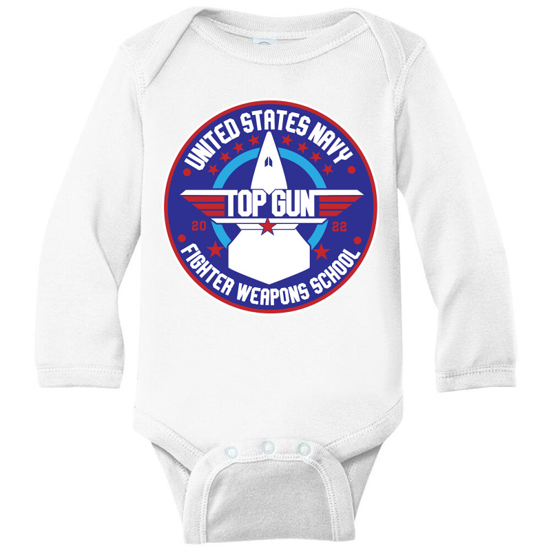 Us Navy Fighter Weapons School 22 Long Sleeve Baby Bodysuit by Crowley Tidwell | Artistshot