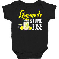 Lemonade Stand Boss Funny Lemon Juice Business T Shirt T Shirt Baby Bodysuit | Artistshot