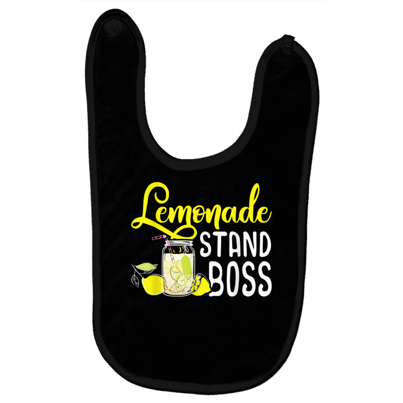 Lemonade Stand Boss Funny Lemon Juice Business T Shirt T Shirt Baby Bibs by cm-arts | Artistshot