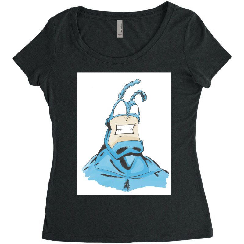 The Tick Classic Women's Triblend Scoop T-shirt by cm-arts | Artistshot