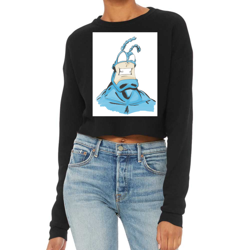 The Tick Classic Cropped Sweater by cm-arts | Artistshot