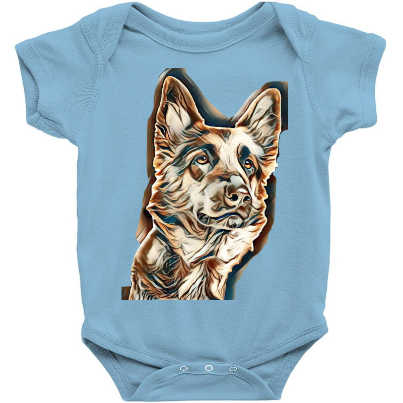 I Love Dogs Baby Bodysuit by Kemnabi | Artistshot