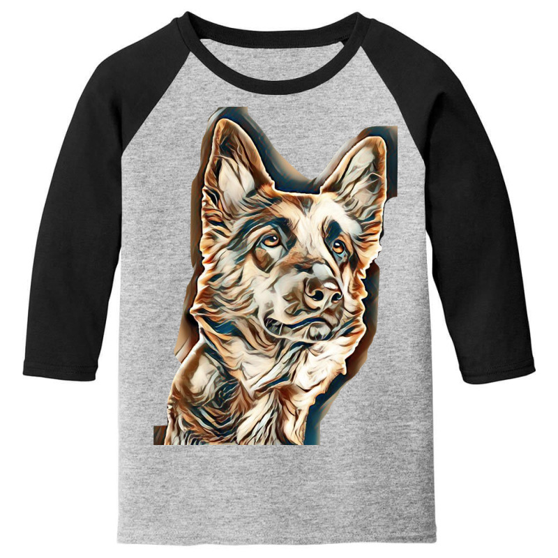 I Love Dogs Youth 3/4 Sleeve by Kemnabi | Artistshot