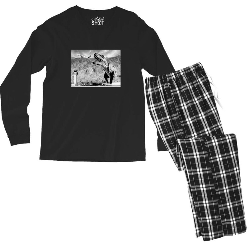 Food Black And White Men's Long Sleeve Pajama Set | Artistshot