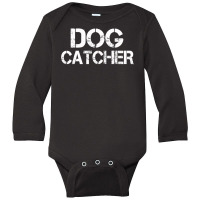 Halloween Dog Catcher Costume Long Sleeve Baby Bodysuit | Artistshot