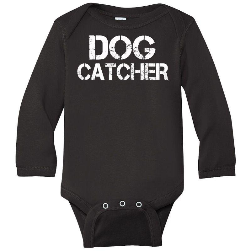 Halloween Dog Catcher Costume Long Sleeve Baby Bodysuit | Artistshot