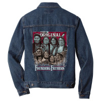 The Original Founding Fathers Mount Rushmore  Native American Indian C Men Denim Jacket | Artistshot