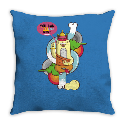 You Can Calm Now Throw Pillow Designed By Icang Waluyo