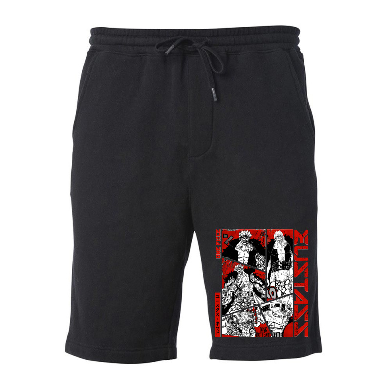 Eustass Kid Manga Panel Fleece Short | Artistshot