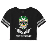 Mens Zero Fucks Given Skull Weed Marijuana 420 T Shirt Scorecard Crop Tee | Artistshot