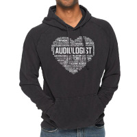 Audiologist Love Audiology Hearing Month Bhsm Graduate Vintage Hoodie | Artistshot