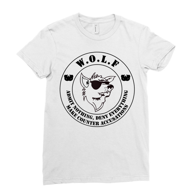 Warrant Officer Liberation Front (w.o.l.f.) Cw2 Cw3 Cw4 Cw5 Raglan Bas Ladies Fitted T-Shirt by cm-arts | Artistshot