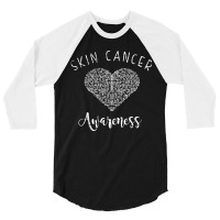 Skin Cancer Awareness 3/4 Sleeve Shirt | Artistshot