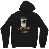 Espresso Time Coffee Cup Sunglasses Unisex Hoodie | Artistshot