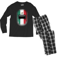 Mexican Welder Tee Mexico Flag Pipeliner Welding Hood Helmet Men's Long Sleeve Pajama Set | Artistshot