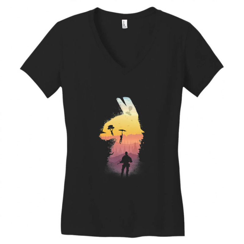 Royale Nights Women's V-Neck T-Shirt by DonnaClifton | Artistshot