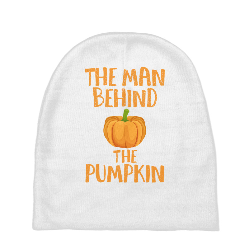 Halloween Pregnancy Man Pumpkin T Shirt Funny Party Gift Baby Beanies | Artistshot