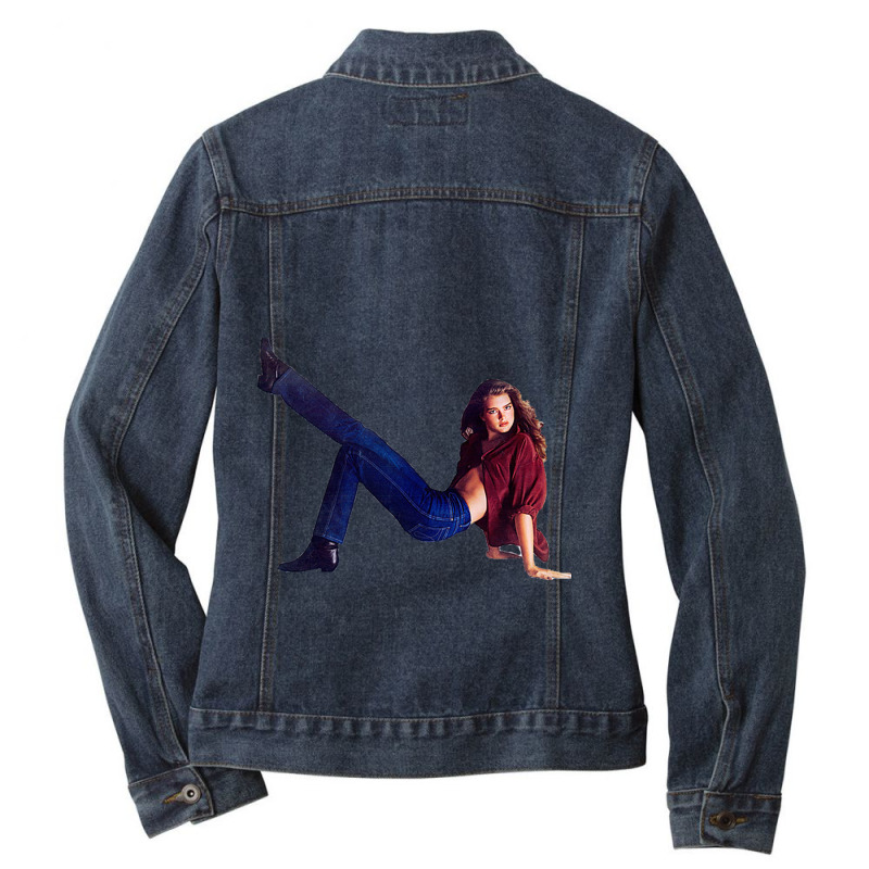 Brooke Shields Ladies Denim Jacket by cm-arts | Artistshot