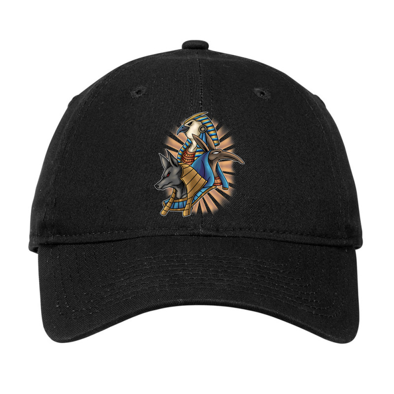 Egyptian God Horus Seth Anubis Egypt Adjustable Cap by Lavish | Artistshot