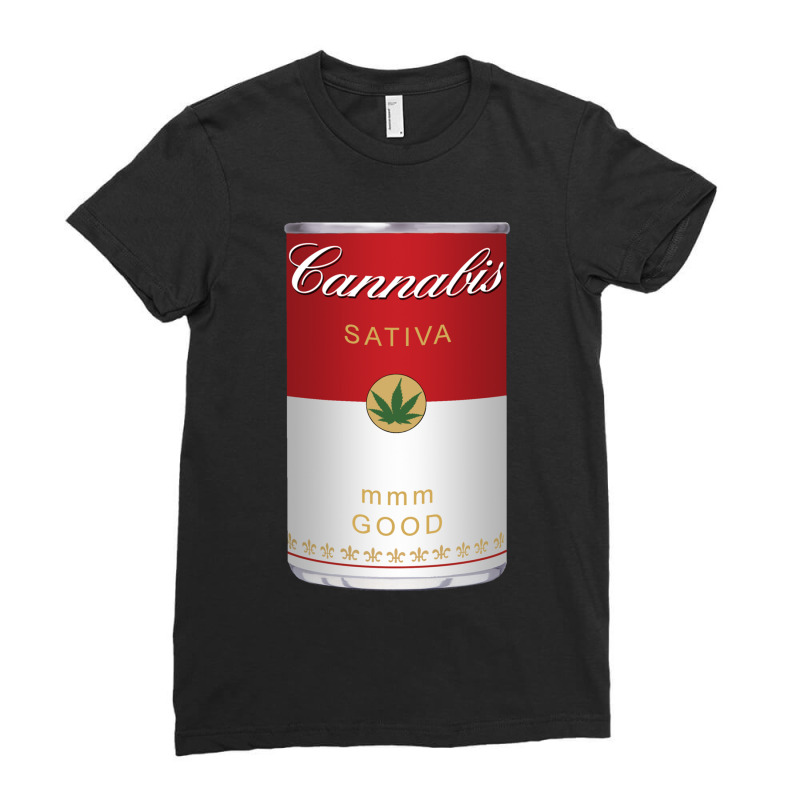 Cannabis Sativa Ladies Fitted T-Shirt by cm-arts | Artistshot