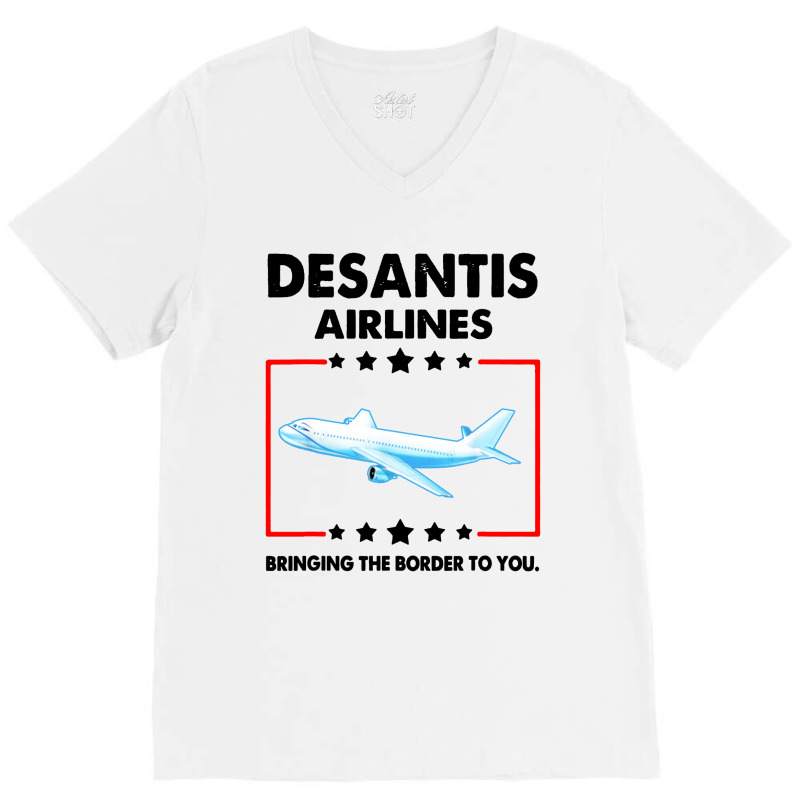 Desantis V-neck Tee | Artistshot