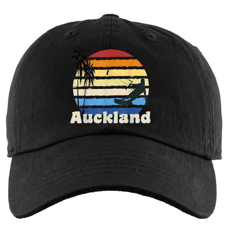 Auckland New Zealand Kitesurfing Kitesurfer Beach Kids Cap by Dapper | Artistshot