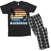 Auckland New Zealand Kitesurfing Kitesurfer Beach Men's T-shirt Pajama Set | Artistshot