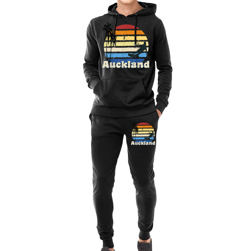 Auckland New Zealand Kitesurfing Kitesurfer Beach Hoodie & Jogger set by Dapper | Artistshot