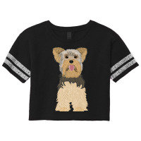 Yorkshire Terrier, Dog, Brown, Funny, Natural Premium T Shirt Scorecard Crop Tee | Artistshot