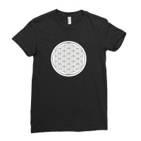 Om Heart Mantra Symbol Love And Spirituality Yoga 12452308 Ladies Fitted T-shirt | Artistshot