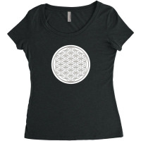 Om Heart Mantra Symbol Love And Spirituality Yoga 12452308 Women's Triblend Scoop T-shirt | Artistshot