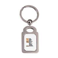 I Am Black Woman Drippin Melanin Black History Month Gift Funny Men Silver Rectangle Keychain | Artistshot