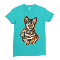 Dog Ladies Fitted T-shirt | Artistshot