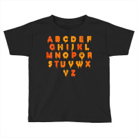 Alphabet Lazy Halloween Costume Cute Letters Teacher Toddler T-shirt | Artistshot