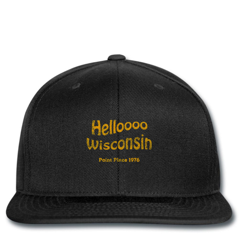 Hello Wisconsin Vintage Printed hat by cm-arts | Artistshot