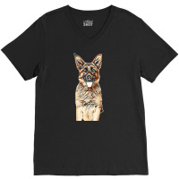 Dog V-neck Tee | Artistshot