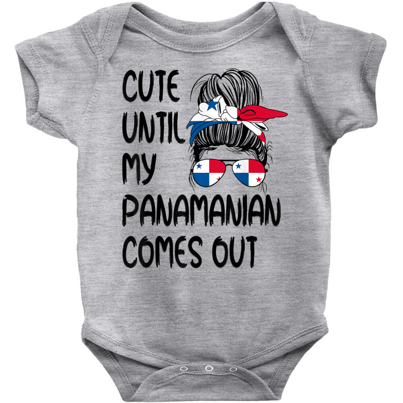 Funny Cute Until My Panamanian Comes Out T Shirt Baby Bodysuit by cm-arts | Artistshot