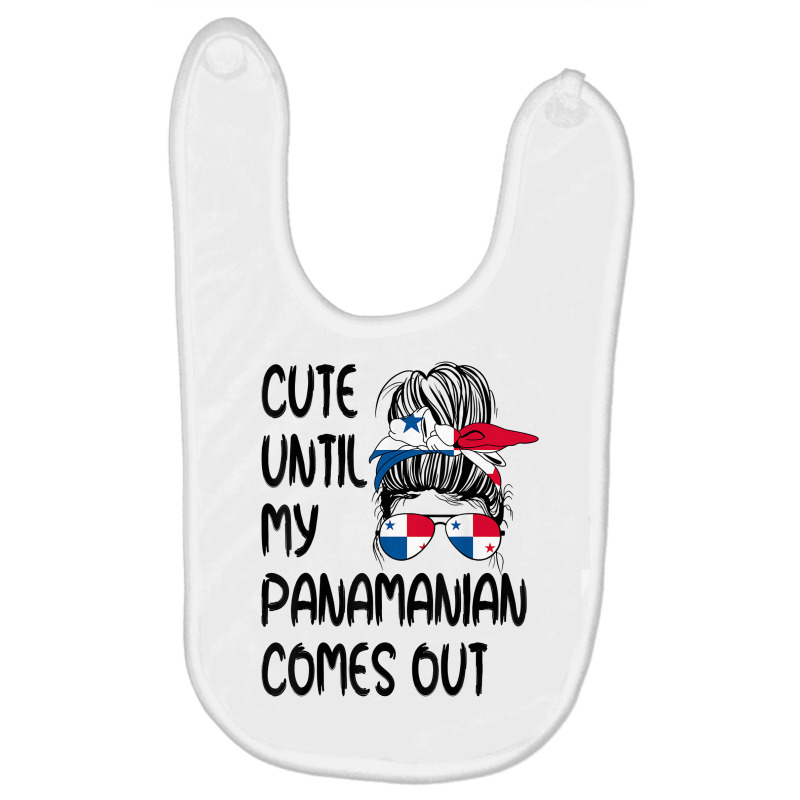 Funny Cute Until My Panamanian Comes Out T Shirt Baby Bibs by cm-arts | Artistshot