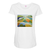 Springtime Bustle Maternity Scoop Neck T-shirt | Artistshot