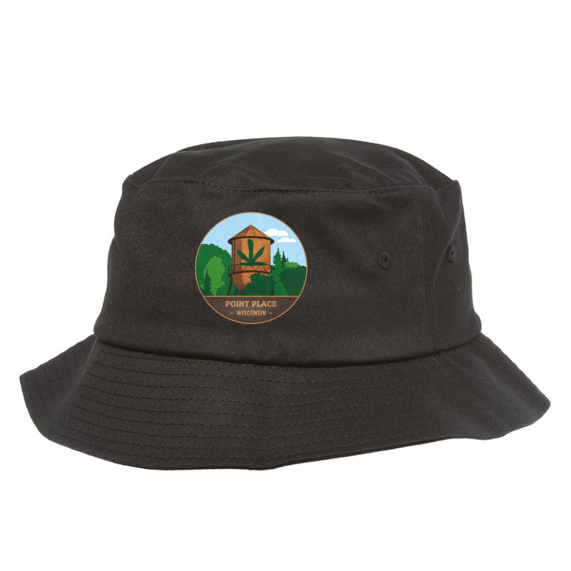 Point Place Water Tower Bucket Hat by cm-arts | Artistshot