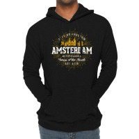 Netherlands Vacation Souvenir Amsterdam T Shirt Lightweight Hoodie | Artistshot