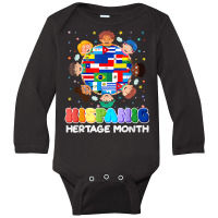 Hispanic Heritage Month Latin American Flag Kids Boys T Shirt Long Sleeve Baby Bodysuit | Artistshot