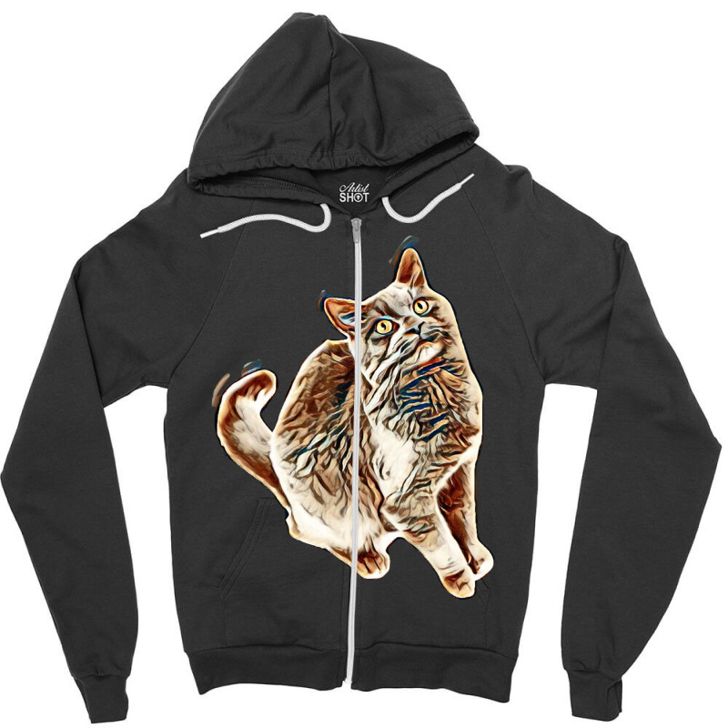 Dog Lover Zipper Hoodie by Kemnabi | Artistshot