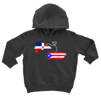 Half Puerto Rican Half Dominican Flag Map Combined Pr Rd T Shirt Toddler Hoodie | Artistshot