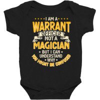 Funny Warrants Officer Not A Magician Warrants Officer T Shirt Baby Bodysuit | Artistshot