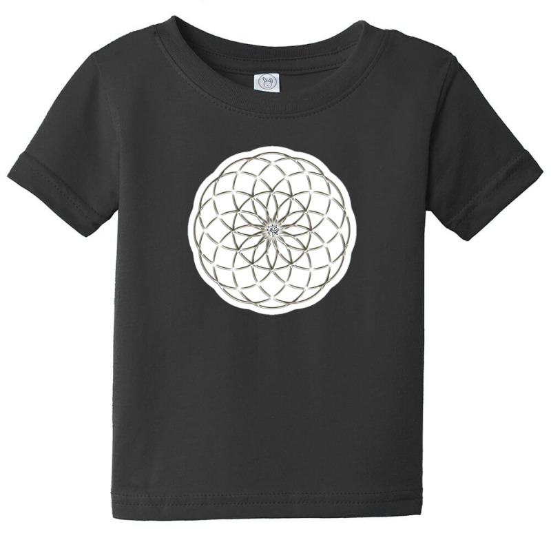 Platonic Solids Building Blocks Of Life Mathematics Geometry 11739281 Baby Tee | Artistshot