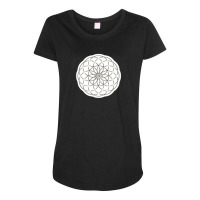 Platonic Solids Building Blocks Of Life Mathematics Geometry 11739281 Maternity Scoop Neck T-shirt | Artistshot